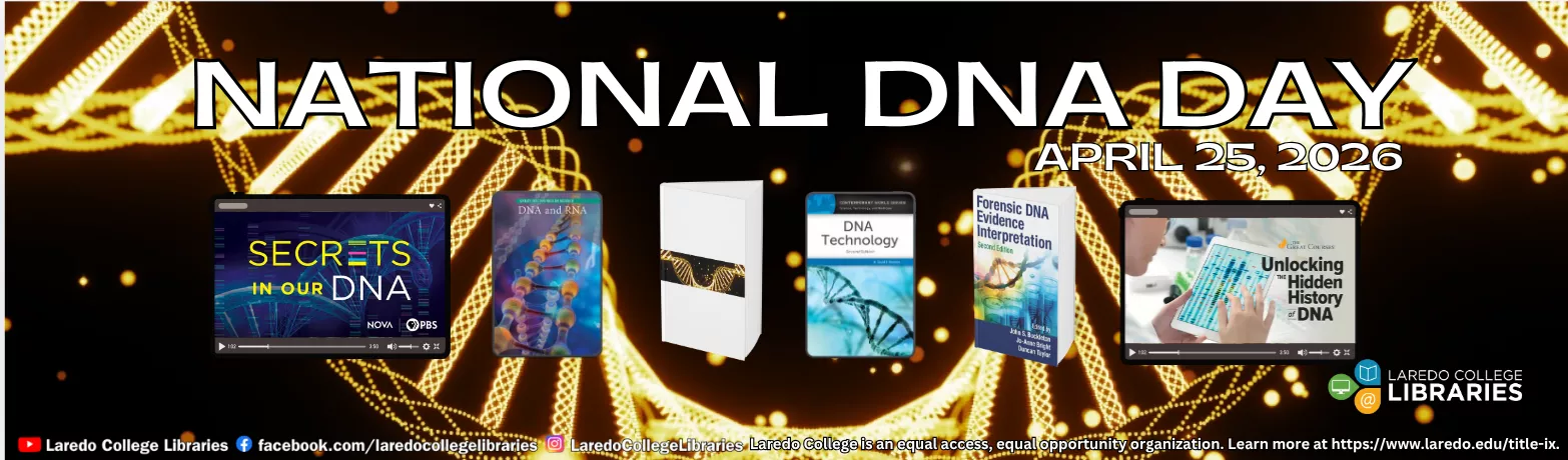 National DNA Day event on April 25, 2026 featuring DNA resources.