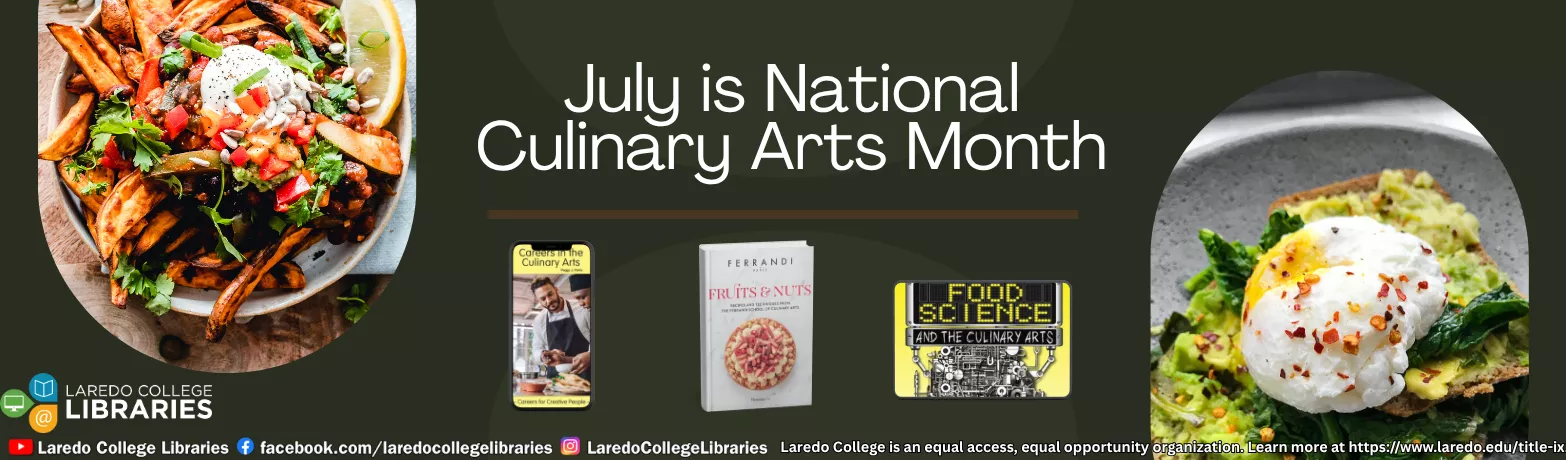 July is National Culinary Arts Month — poached egg dishes with culinary arts book covers.